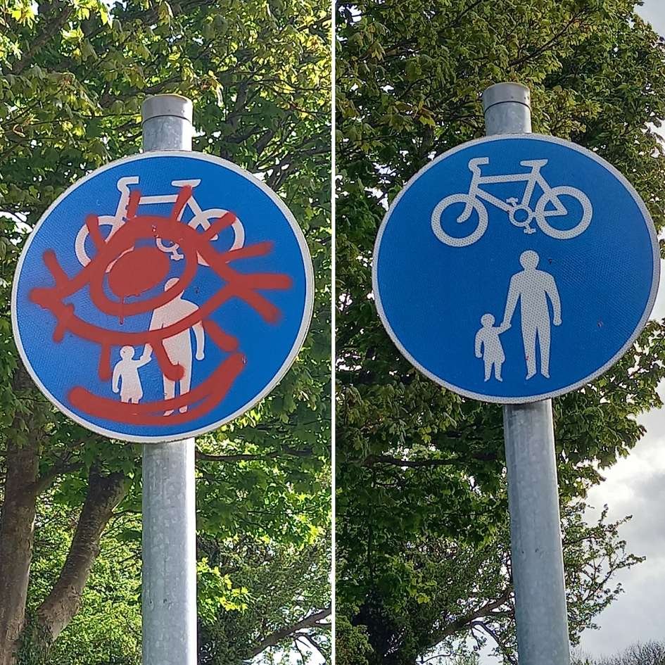 Graffiti Remover For Reflective Signs - Image 2